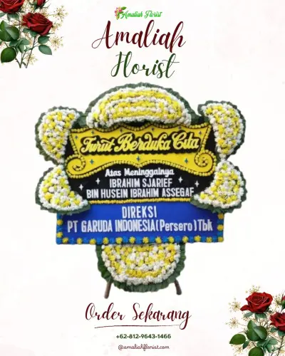 Papan Bunga Duka di Solo